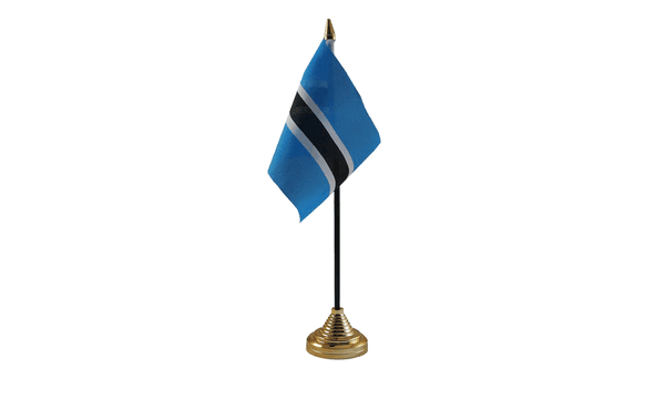 Botswana Table Flags